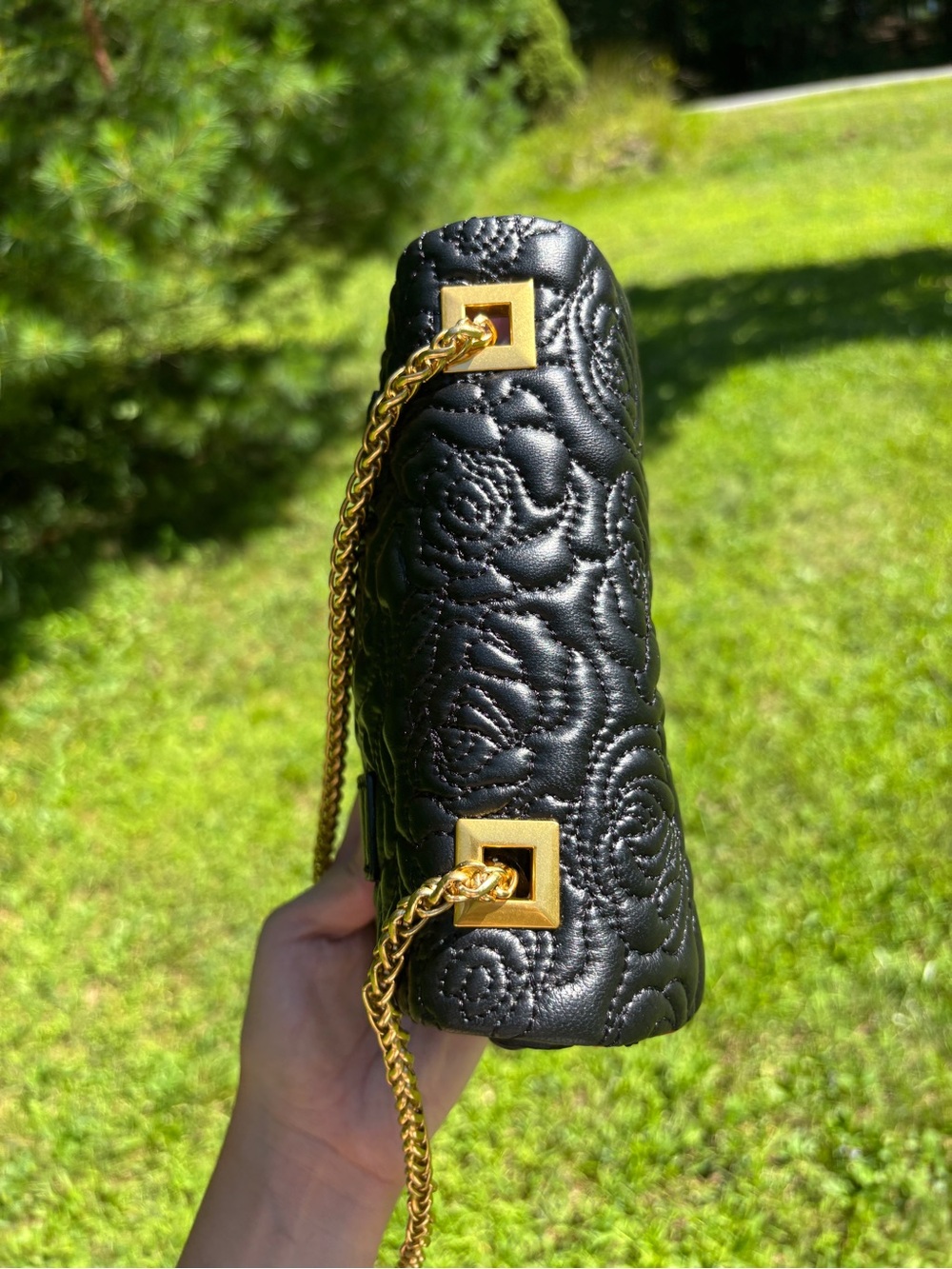 Sharif Quilted Leather Crossbody Bag - Picture 12 of 17